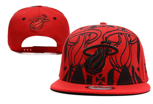 Miami Heat Snapback Hat XDF 1